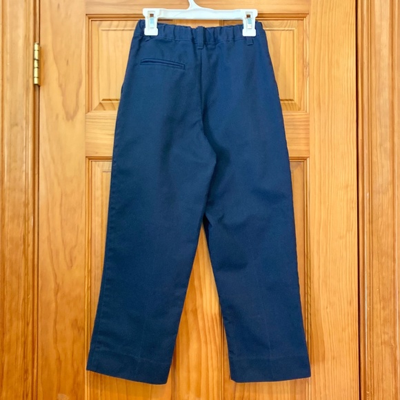 Boy’s George size 8 navy dress pants with adjustable waist and reinforced knees - Picture 2 of 5